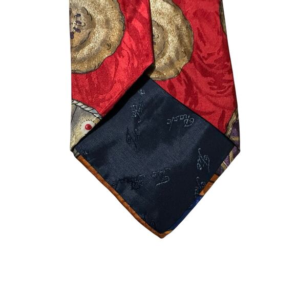 Hanna Barbera Tie Rack Yogi Bear Pies Cartoon Vintage Novelty Necktie - Picture 5 of 7